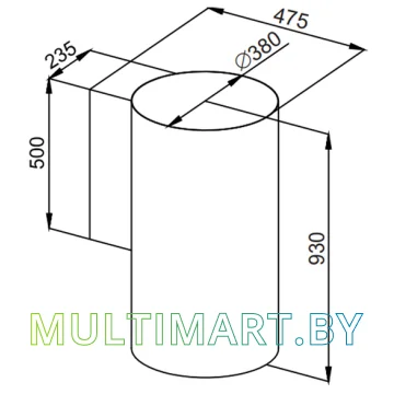 Вытяжка MAUNFELD Lee Wall sensor 39 (нержавеющая сталь) картинка 17
